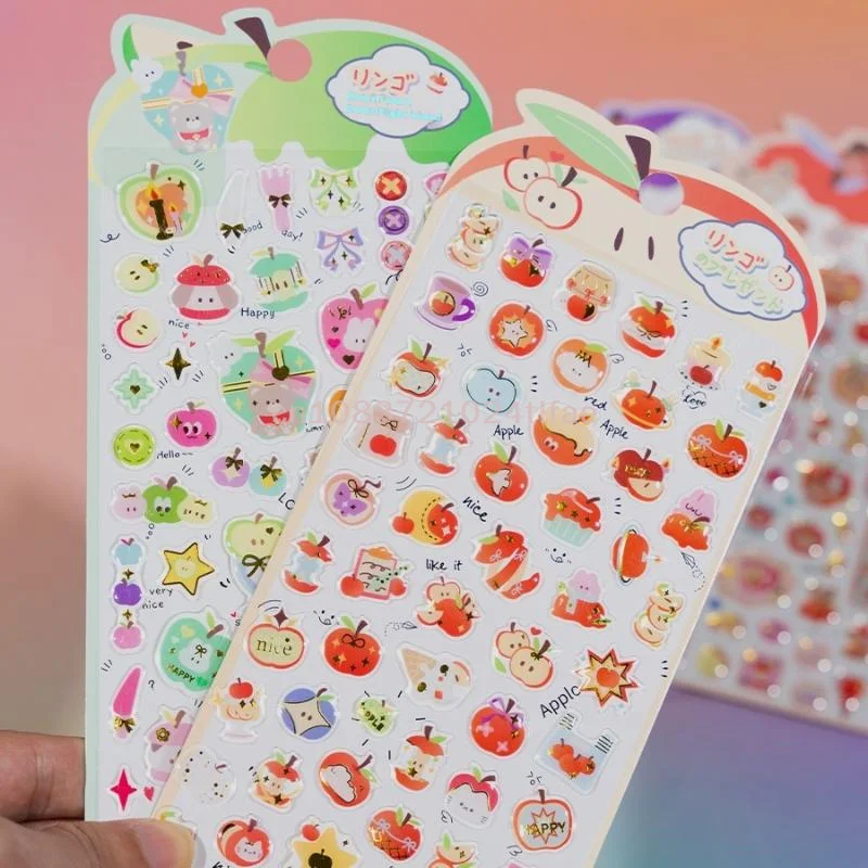 Kawaii كريستال تنقش ثلاثي الأبعاد الكرتون الحيوان ملصقات فتاة لطيف حساب اليد Ccd قضية الهاتف المحمول الديكور الشارات