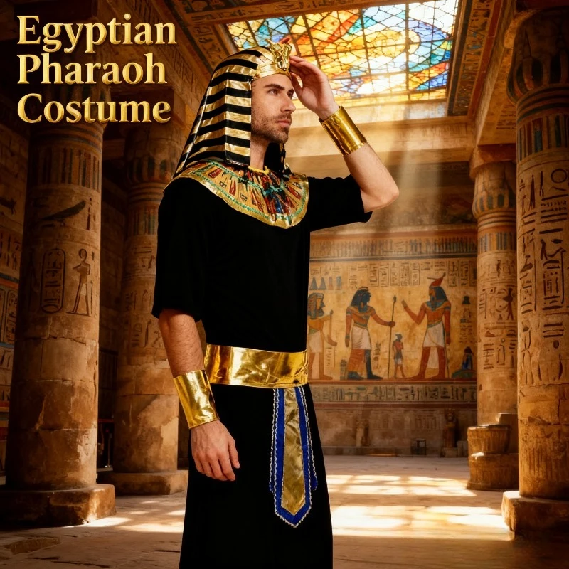

Костюм фараона нового выпуска 2025 года для праздничных вечеринок
