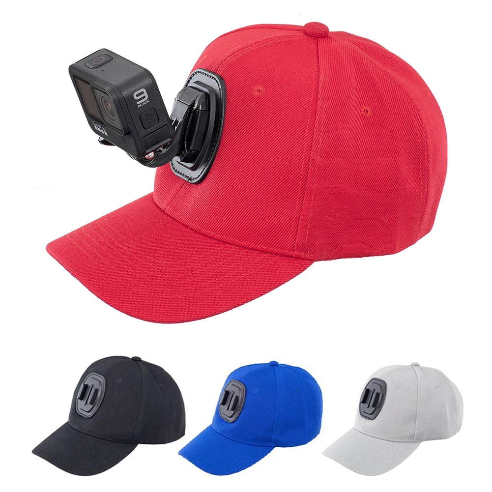 Verstellbare Canvas-Sonnenhutkappe für Gopro Hero 12 11 10 9 8 7 6 5 4 3 insta360 x3 x2 Eken SJCAM DJI OSMO Sport Action-Kamera – Detail 1