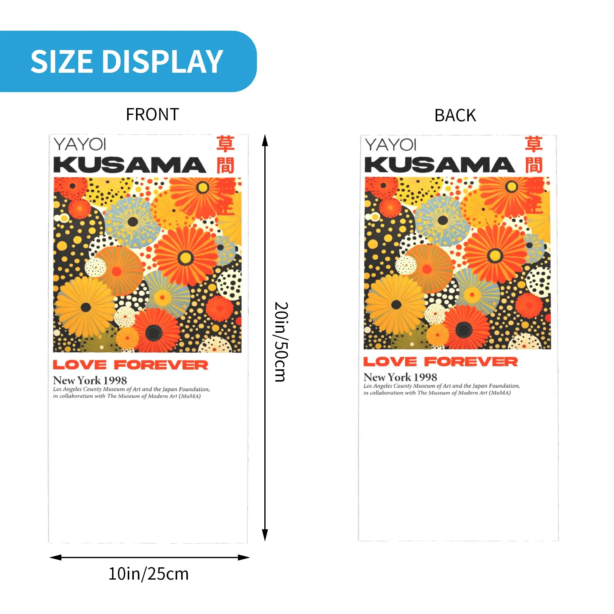 Yayoi Kusama Pumpkin Classic Artists Bandana Neck Gaiter UV Protection Face Scarf Cover Women Men  Headband Tube Balaclava