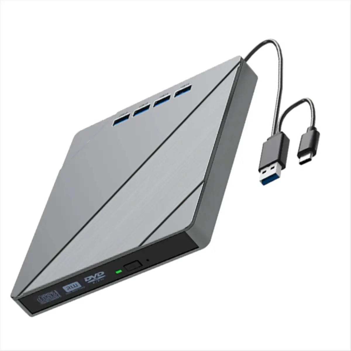 

НОВЫЙ внешний Blu-Ray CD/DVD-накопитель 7 в 1, слоты USB 3.0, портативный привод для компакт-дисков/DVD, плеер, устройство чтения и записи