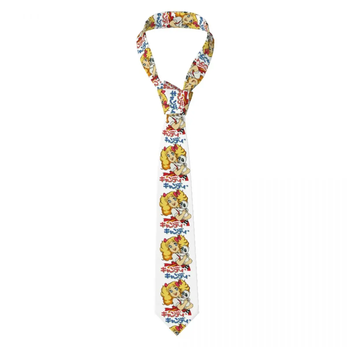 

Пользовательский конфетный галстук для мужчин, формальный мультяшный аниме, ТВ, шелковый офисный галстук