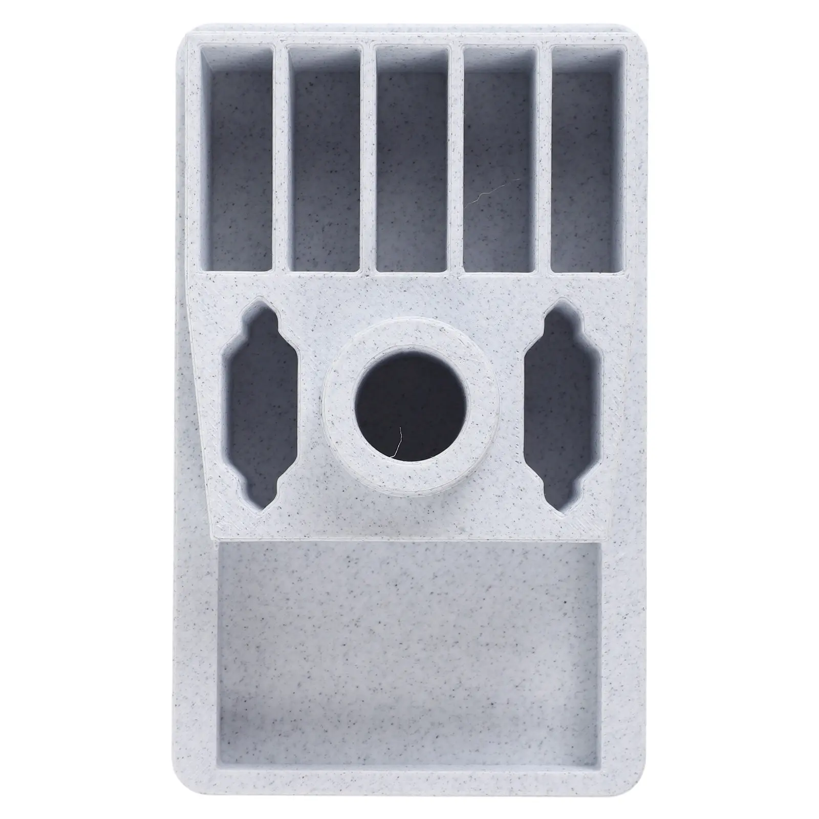 Razor Rack Plastic Shaving Storage Box Bathroom Organizer White Blade Disposal Container Beard Grooming Kit Holder