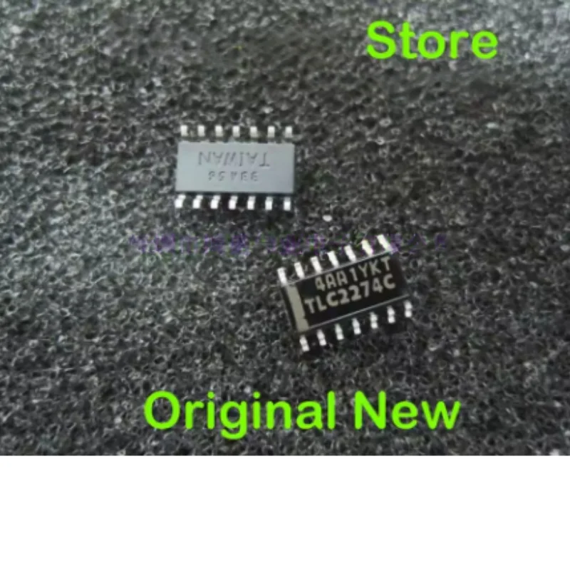 10PCS TLC2274CDR SOIC14 Quad CMOS Op‑Amp Low Noise Precision Operational Amplifier For Signal Processing Sensor Circuit SMD