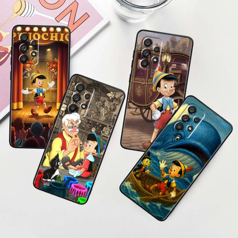 

Pinocchio Adventure Anime For Samsung A41 A35 A34 A33 A32 A25 A24 A23 A21s A06 A05 A04 A03 Note 10 20 Ultra 5G Black Cover