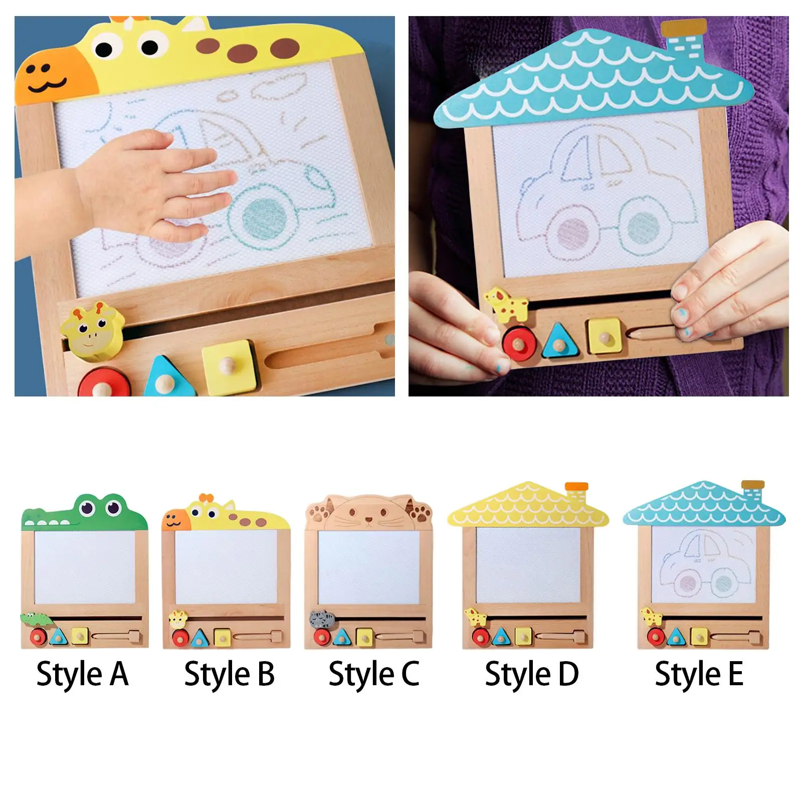 กระดานวาดภาพรถของเล่นเดินทางการเขียนภาพวาด Sketch Pad สําหรับเด็ก 1-2 ปีชายหญิงของขวัญวันเกิด