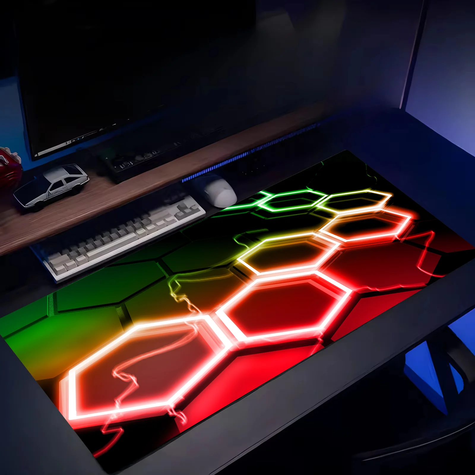 Large Mouse Pad Color grid Computer Notebook Non-slip Keyboards Desk Pad Mouse Pad Pc Gamer Mouse Mat Office gaming Accessories