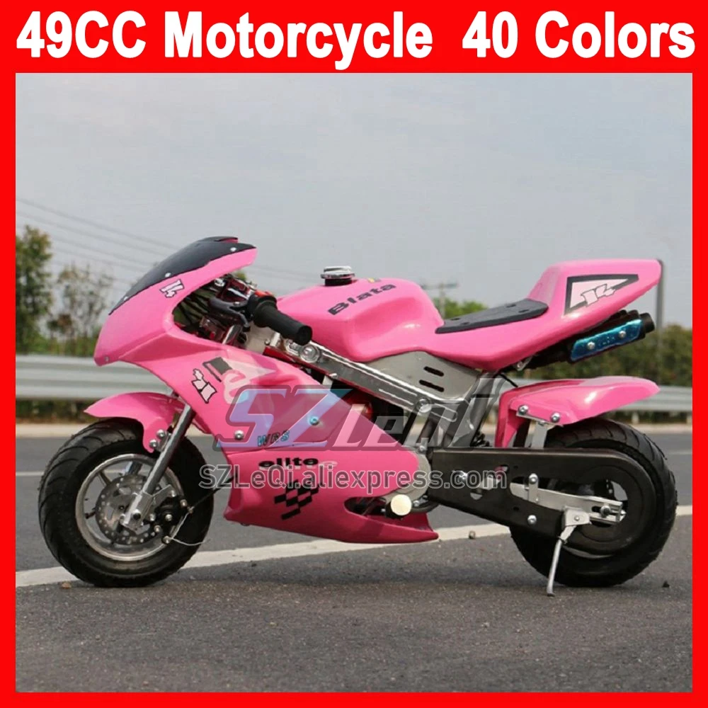 2-Stroke 49CC Mountain Mini Motorcycle Small Buggy Scooter Superbike Moto Bikes Gasoline Adult Child ATV Off-road Vehicle MOTO