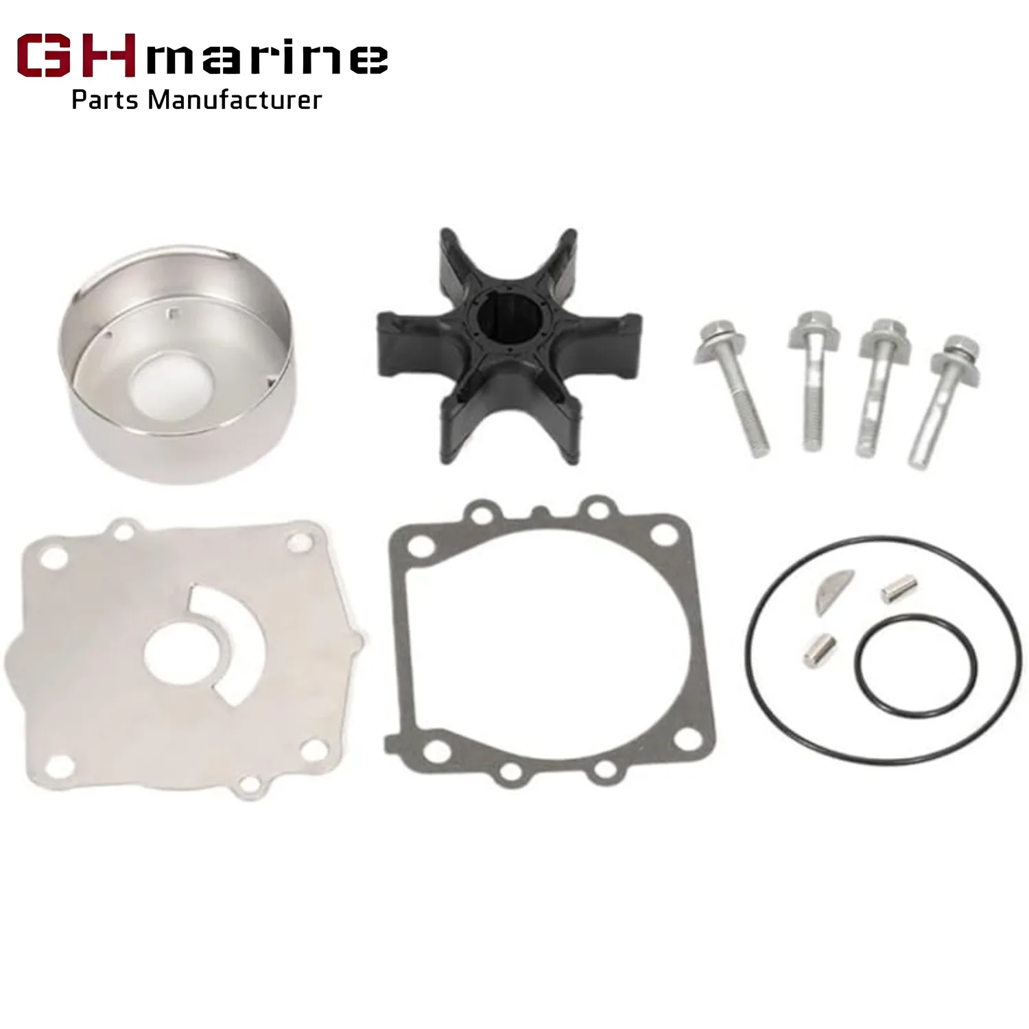 68V-W0078-00 Outboard Water Pump Impeller Kit Fit For Yamaha 75 90 115 130 HP Boat Engine 68V-W0078-01 Sierra 18-3442