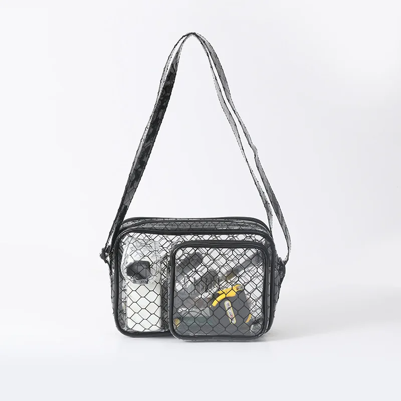 Антистатическая прозрачная сумка из ПВХ, сумки через плечо большой емкости для полупроводниковых чистых помещений