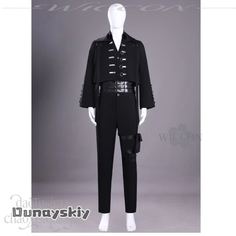 

Косплей аниме-группы F/ACE: Какое лицо сейчас у Тамона Фукухары (B-Side) Костюм черного цвета, униформа Dream ZS@