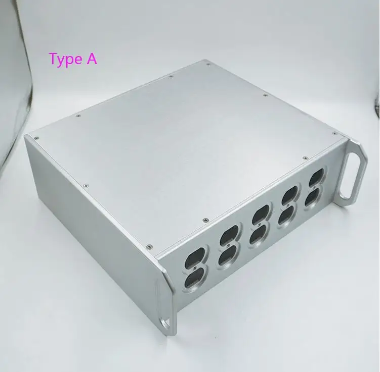 

BZ3613 Silver Power Box American Standard PSU Chassis HIFI PSU Enclosure DIY Case