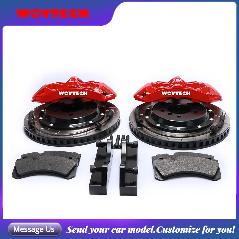 

Auto Brake System Big Brake Kit Car Accessories Gt6 Brake Calipers With 355*32mm Discs For Audi A6 C6 Front 19inch Rim