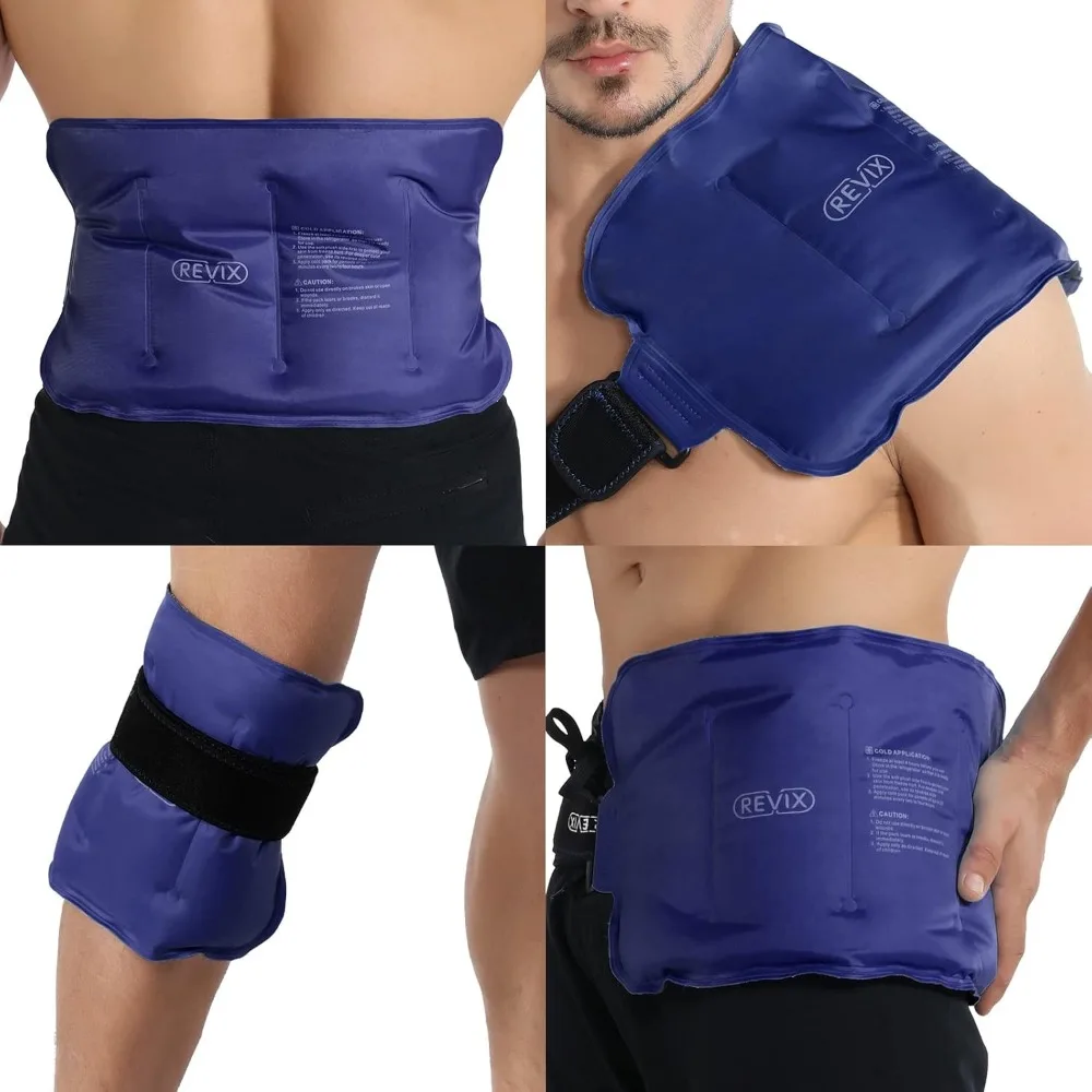 

Reusable Gel Ice Pack for Lower Back Shoulder Elbow Hip Leg Knee Wrap Cold Compress