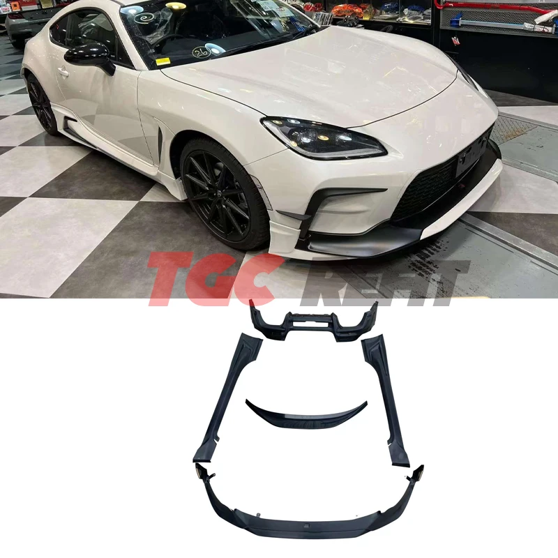 

Toyota GR86 TRD Style Lip Kit Unpainted Front Lip Splitter Side Skirt Rear Diffuser Trunk Spolier body kit Front Bumper Lip Chin