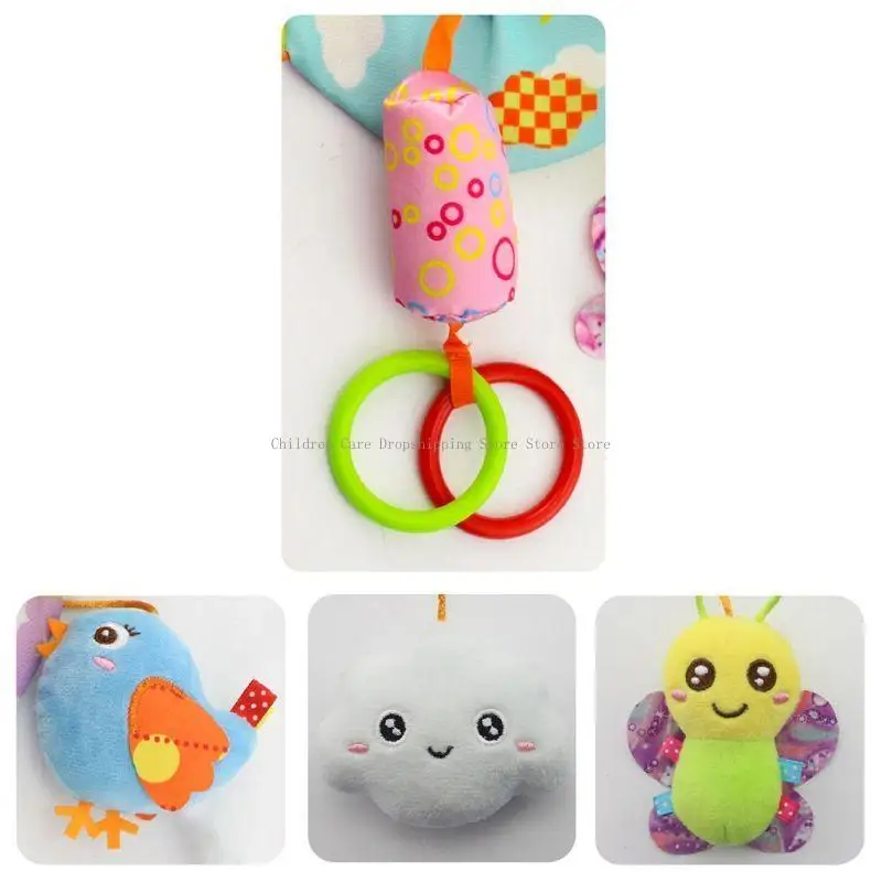 Linda cuna animales Campana colgante Toy Baby Bed Stroller Camiseta viento Tajón recién nacido