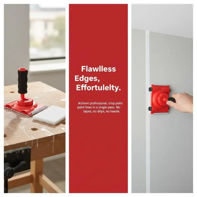 Professional Latex Paint Edger Brushes Multifunctional Wall Ceiling Corner Painting Brush Color Separator Trimmer Tools