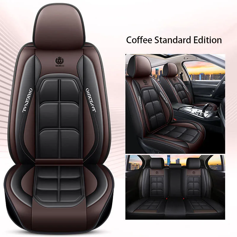 

WZBWZX Leather Car Seat Cover For Porsche All Models 911 Panamera Cayman Cayenne Car Accessories Car-Styling 5 Seats