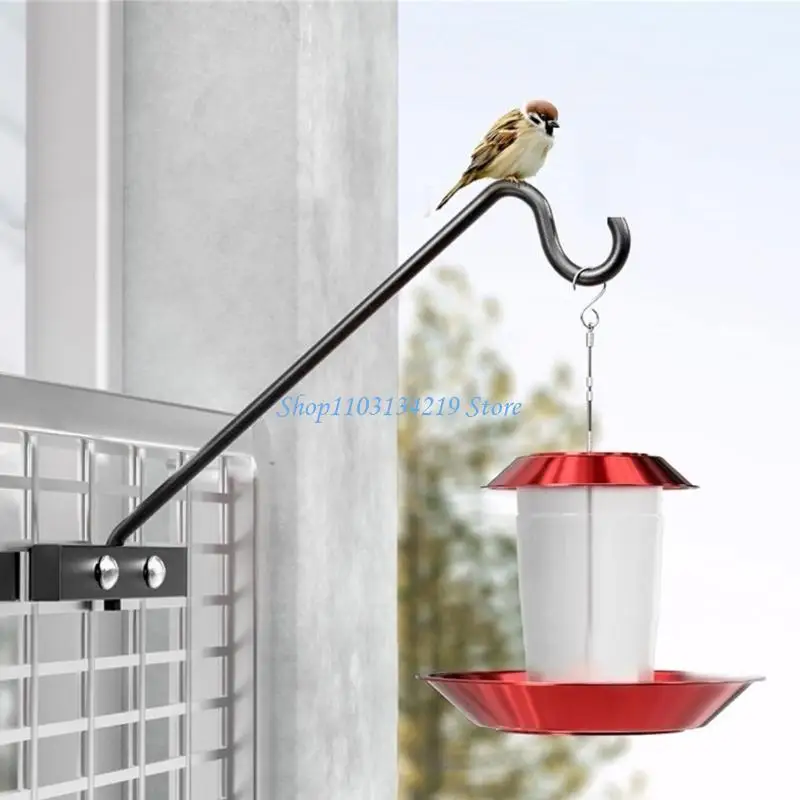 N5KC Durability Rotating Decks Hook Rustproof Swivels Decks Hook Bird Feeders Hook for Hanging Plant Bird Feeders