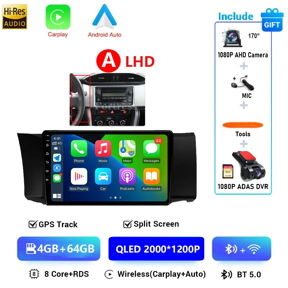 Android 16 Autoradio Voor Toyota GT86 GT 86 Subaru BRZ Scion FRS 2012 2013-2016 Multimedia Auto Stereo Video radio Carplay GPS