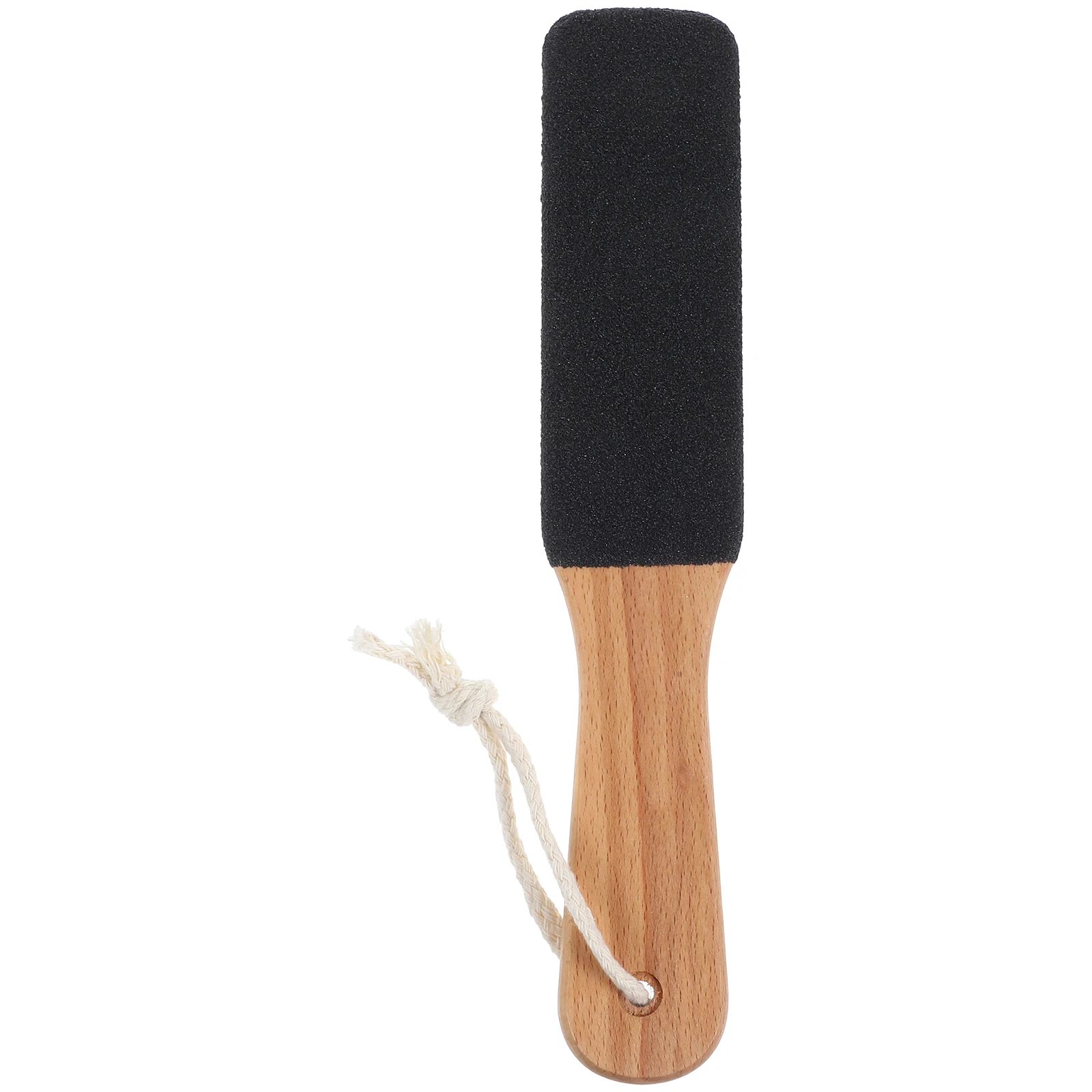

1pc Foot File Callus Remover Pedicure Tool Wooden Handle Dead Skin Removal Double Sided Foot Scraper Portable Nail File