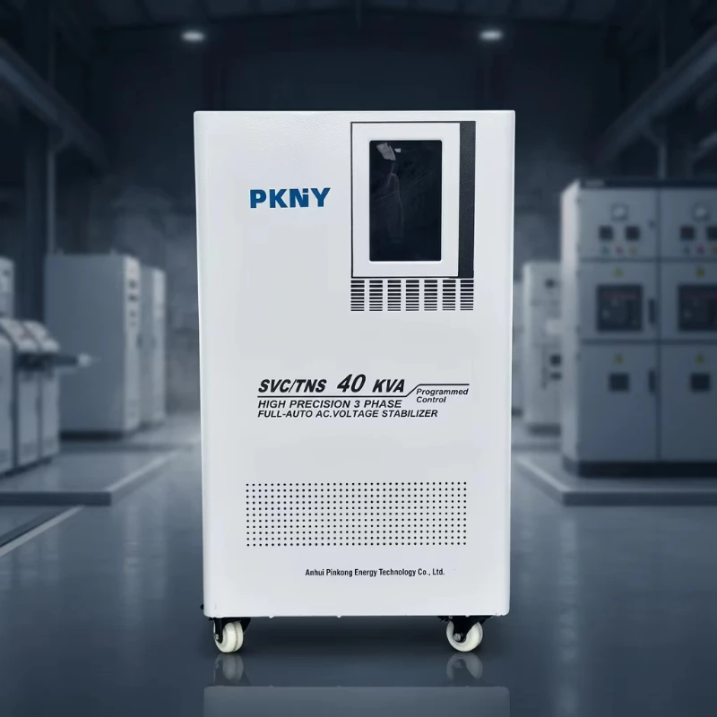 Three-phase AC Voltage Stabilizer with AVR Automatic Voltage Regulator