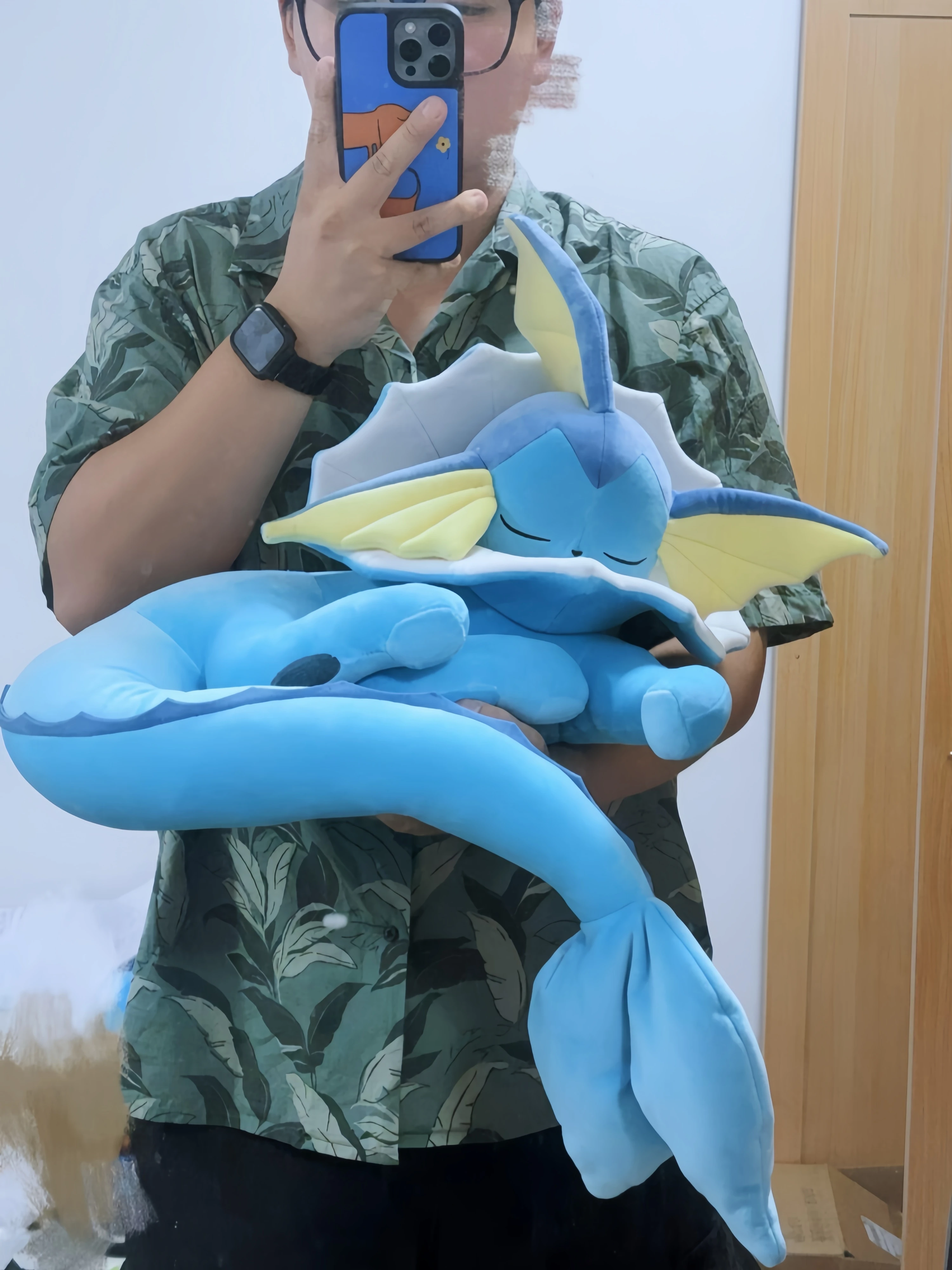 Vaporeon Plush New Eevee Evoli Sleep Plush Flareon Umbreon Peluche Sprigatito Stuffed Toys Cartoon Soft Doll Gift