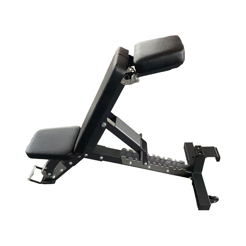

Professional Commercial Gym Multifunctional Fitness Weight Tilt Drop Dumbbell Crunches Adjustable Bench