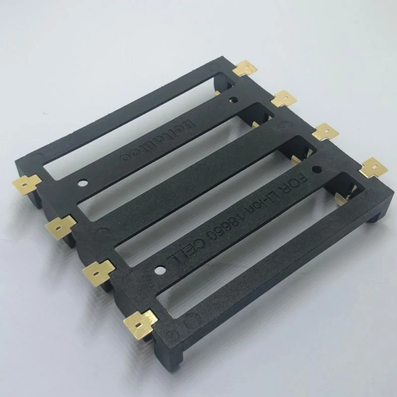 Gold-Plated 18650 Battery Box Can Connected In Series Parallel 3-slot/4-Slot