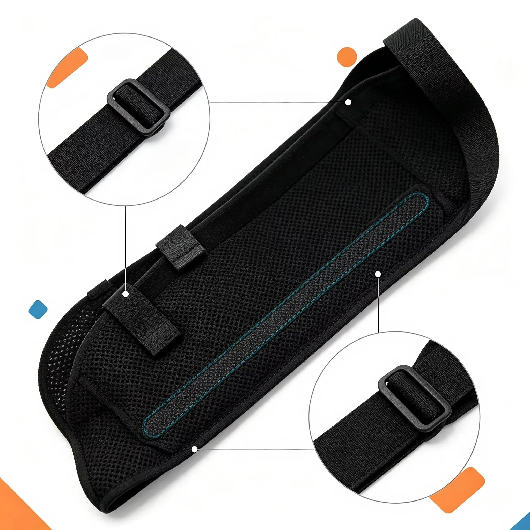 Arm Sling Medical Fixation Strap Broken Forearm Wrist Dislocation Clavicle Immobilization Brace Injury Support Protector
