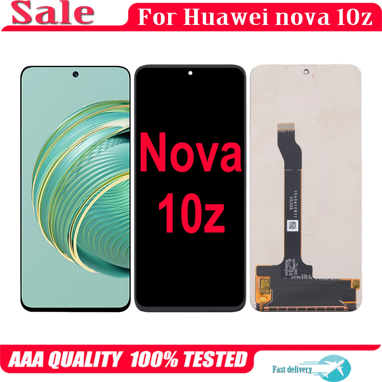 For Huawei Nova 10z CHA-AL80 LCD Display Touch Screen Replacement Digitizer Assembly For Huawei Nova10z LCD