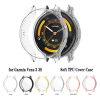 Screen Protector Case For Garmin Venu 3 / 3S Soft TPU Cover Shell Anti-scratch All-around Bumper Smartwatch Protective Skin Case