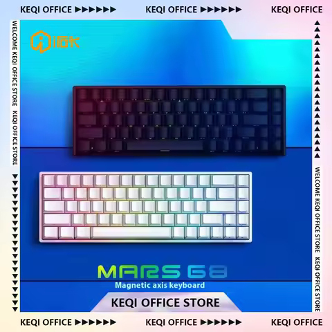 IROK Mars68 PRO Magnetic Switch Mechanical Keyboard Hot Swap RGB Long Battery Life Custom Game Keyboard PC Accessories Gifts