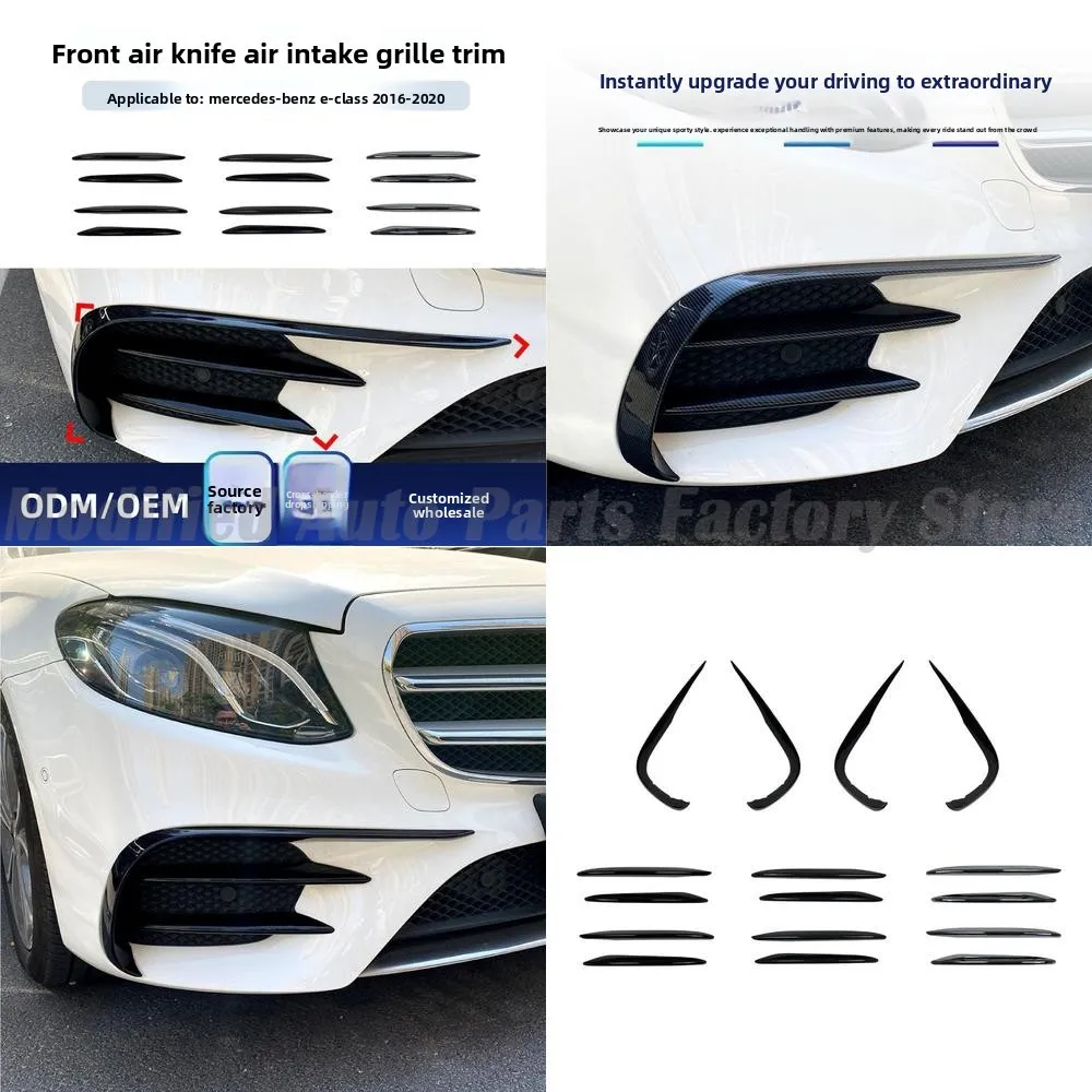 

High qualityPremium High Quality Front Air Dam Grille Trim For Mercedes E Class W213 C238 E200 260 300 AMG Line Modification