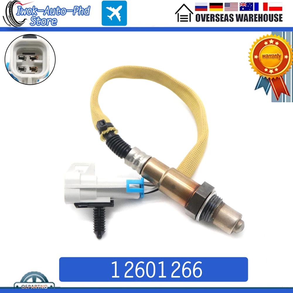 12601266 Downstream Air Fuel Ratio Lambda O2 Oxygen Sensor for Cadillac CTS STS 3.0 3.6 08-14 Chevy Camaro 3.6L V6 10-13