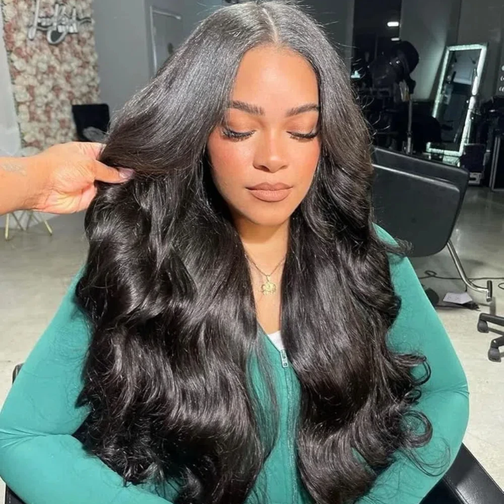 

7x5 Body Wave Glueless Human Hair Wig Body Wave 180% Density Pre Plucked Glueless Wig Suitable For Women To Wear 100% Human Hair