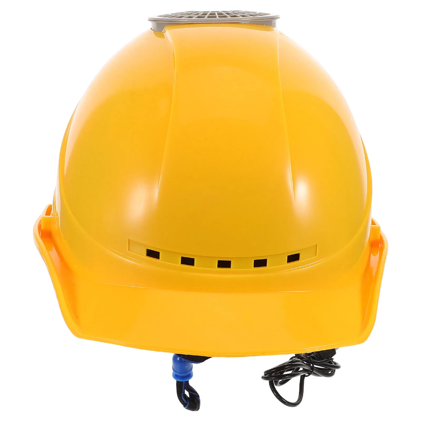

USB Charging Fan Hat Yellow Multi-Functional Construction Cooling Safety Air Conditioned Cap Ideal Summer Work Home