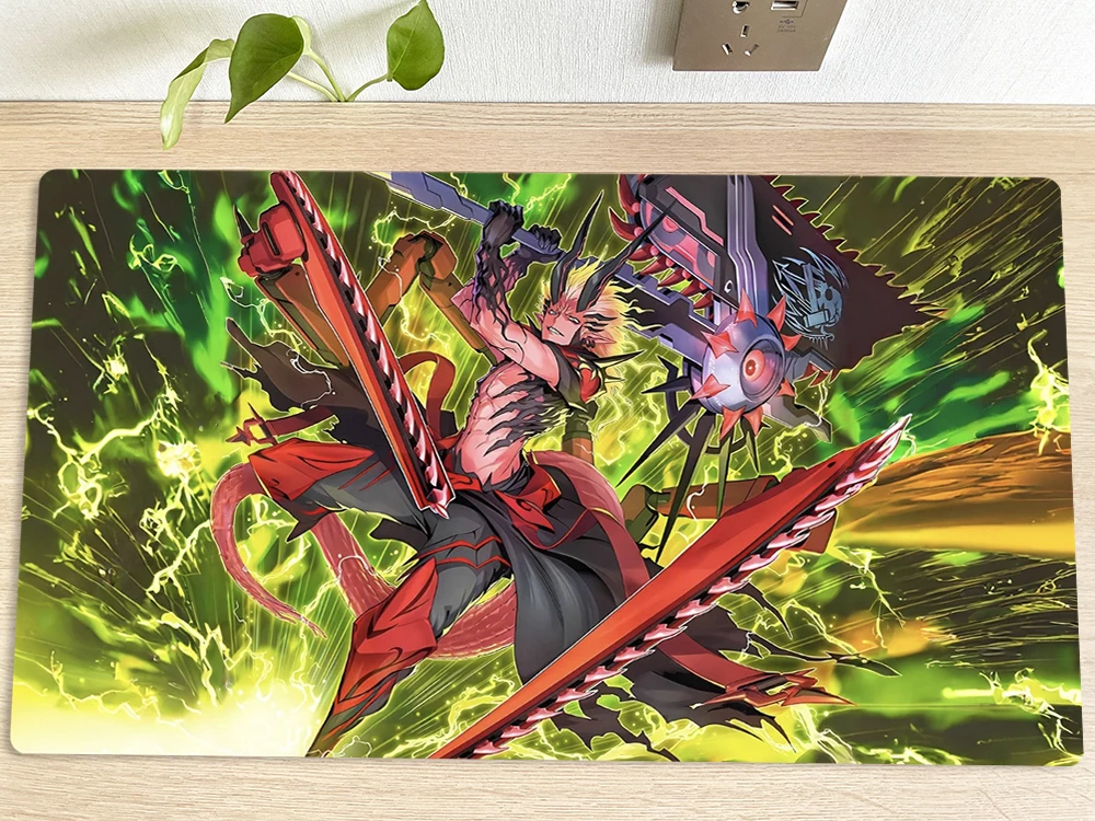 YuGiOh Table Playmat Fiendsmith Dies Irae TCG CCG Mat Trading Card Game Mat Mouse Pad Gaming Play Mat Mousepad With Bag