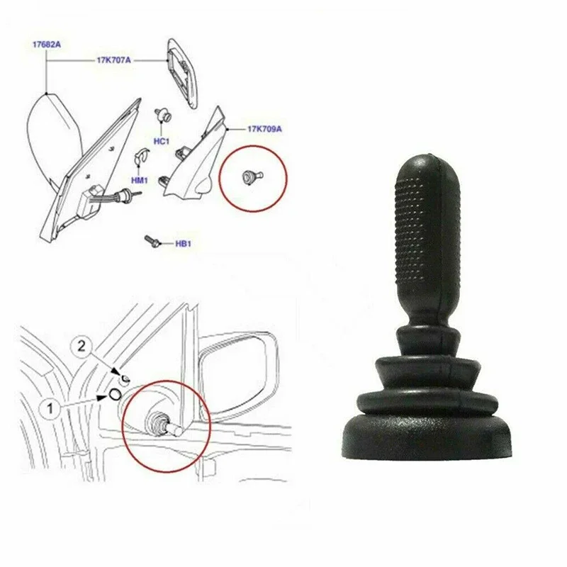 

Для автомобильного дверного зеркала Ford MK6 Fiesta 2001-2004 2005 2006, ручная регулировка интерьера, дистанционное управление, аксессуары для дверного зеркала