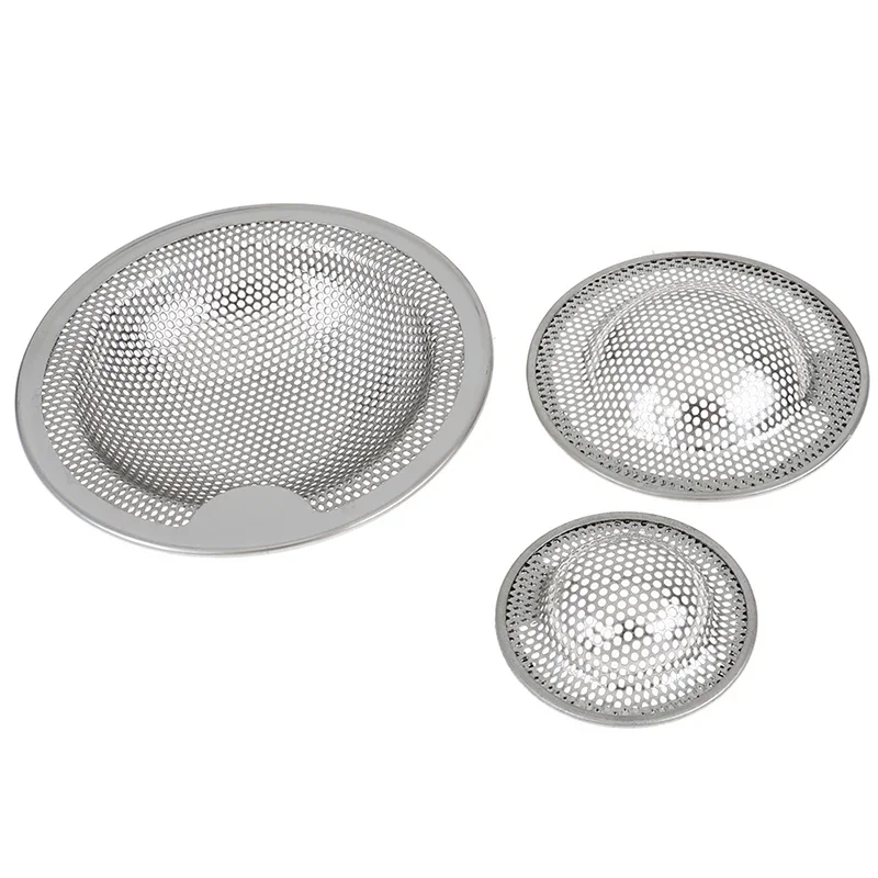 

Home Stainless Steel Bathtub Hair Catcher Stopper Filter Trap Sink Strainer - S/M/L Sizes