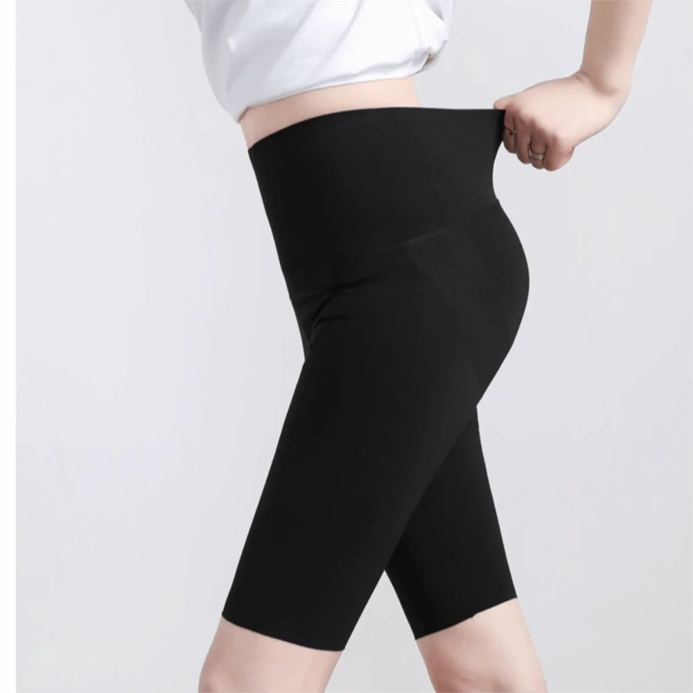 Fashion Polyester Fibre Thin Five-cent Yoga Pants Elastic High Waist Push Up Shorts Slim Fit High Waist Yoga Pants Women