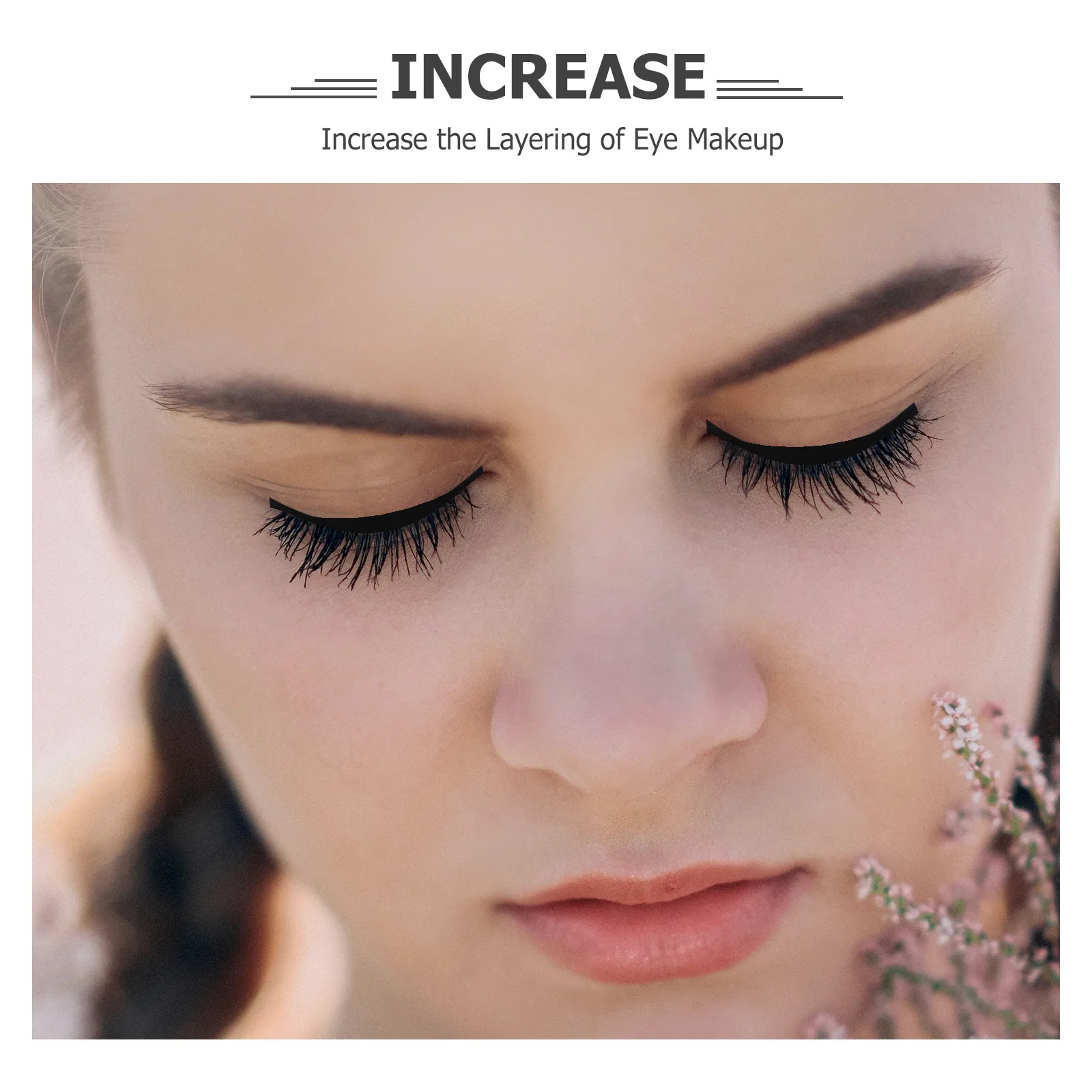 40Pcs Black Self Adhesive Eyelash Extension Strips No Messy Glue Required Long Wearing Makeup Tape for