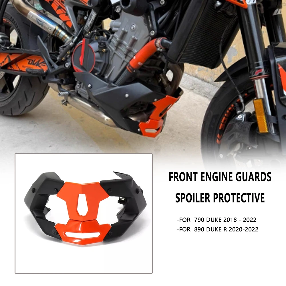 New Motorcycle Lower Fairing Engine Guard Spoiler Protector Cover Fit For 790 DUKE 890 DUKE R 2018-2021