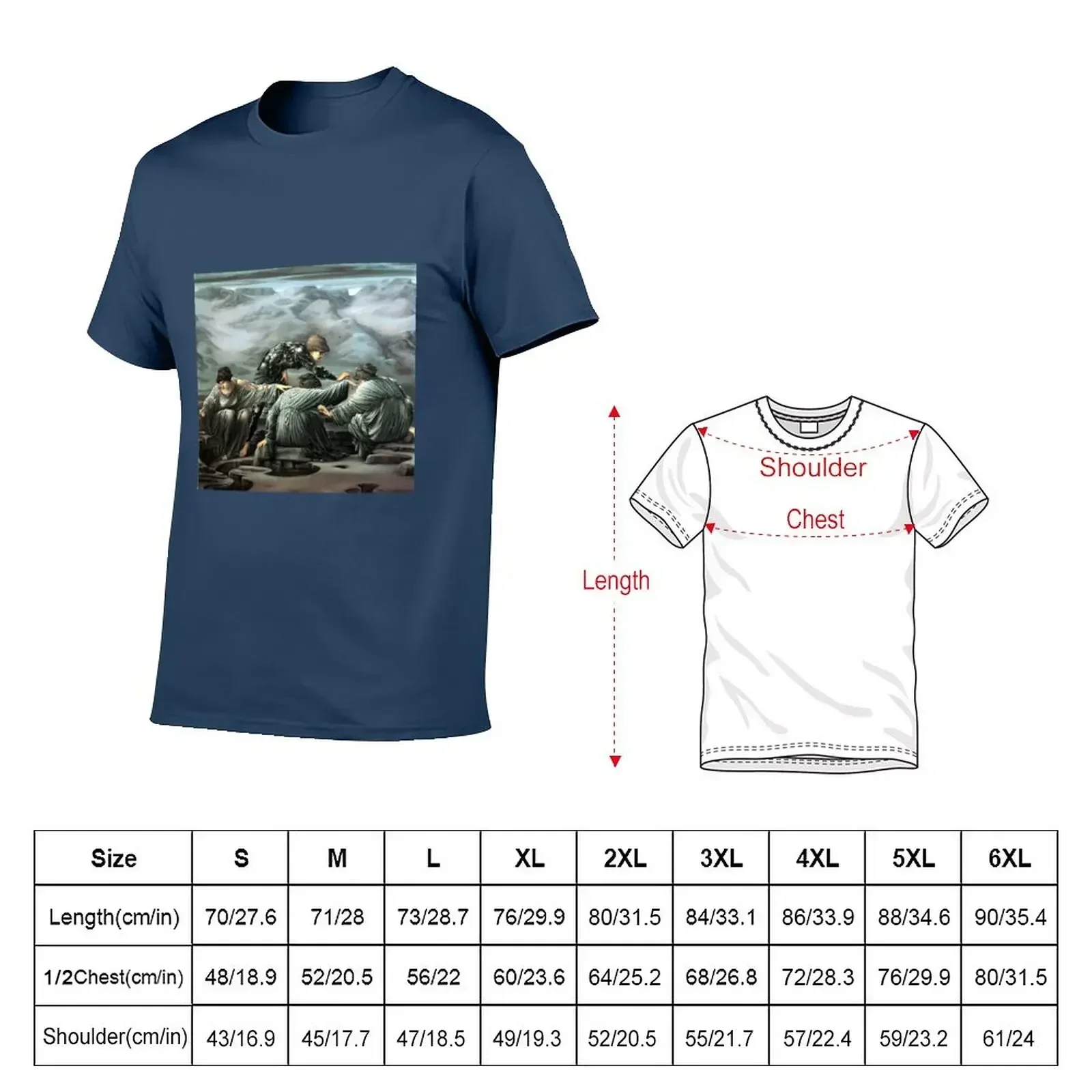 Perseus and the Graeae - Edward Coley Burne-Jones T-Shirt customizeds summer tops black t shirts for men