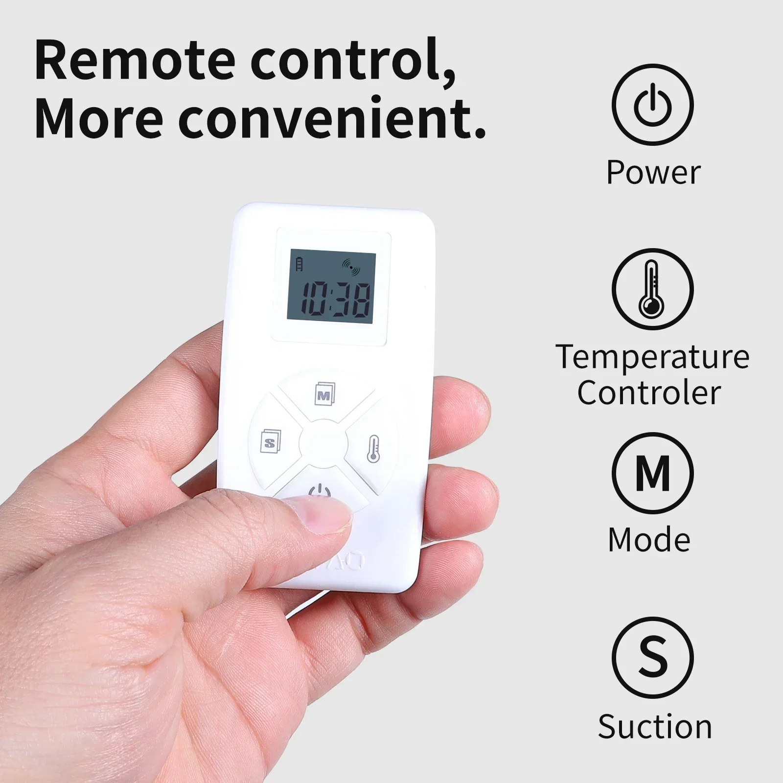 Adjustable 3-in-1 Red Cupping Therapy Equipment 4-mode Intelligent Dynamic Cupping Massager with Remote Control