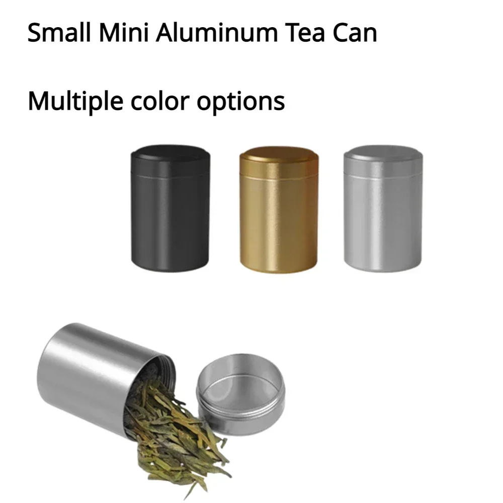 Airtight Smell Proof Aluminum Stash Jar Cute Herb Storage Container Aluminum Stash Box Pill Box 1PC