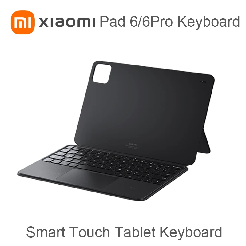 Top Original Pad 6/6Pro Smart Touch Tablet Keyboard, NDavid Wireless Ultra Thin TrackSub Flip Adsorption Magnetic Leather Case