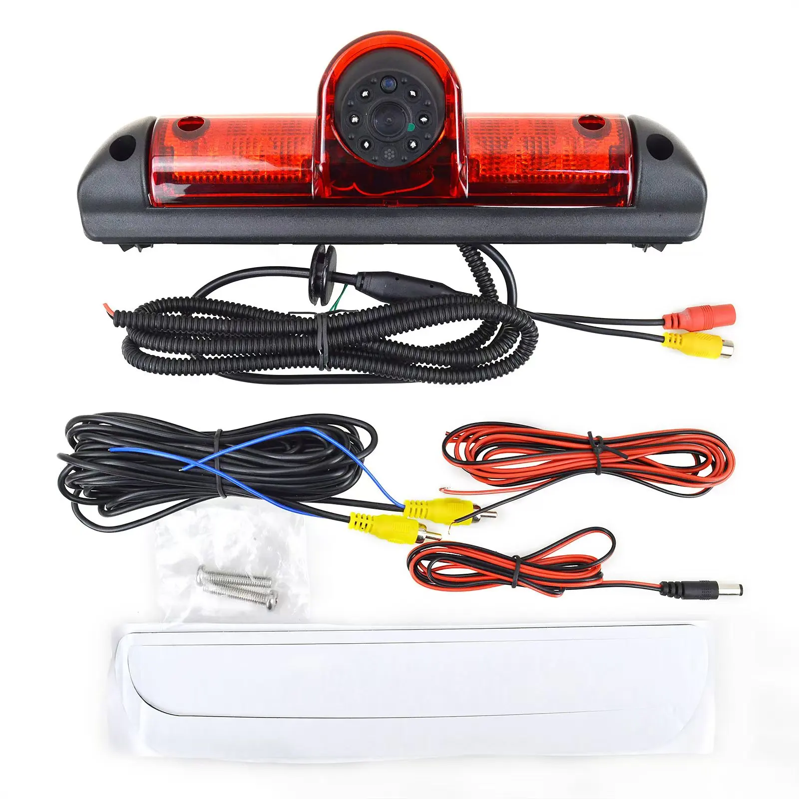 CCD Car Brake Light Reverse Camera For Citroen JUMPER III FIAT DUCATO X250 Peugeot BOXER III LED Light Parking Rear View Camera