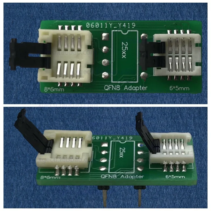 QFN8 WSON8 MLF8 -DIP8 2-in-1 Seat, Adapter, Burning Seat 6 * 5 and 8 * 6 Chips