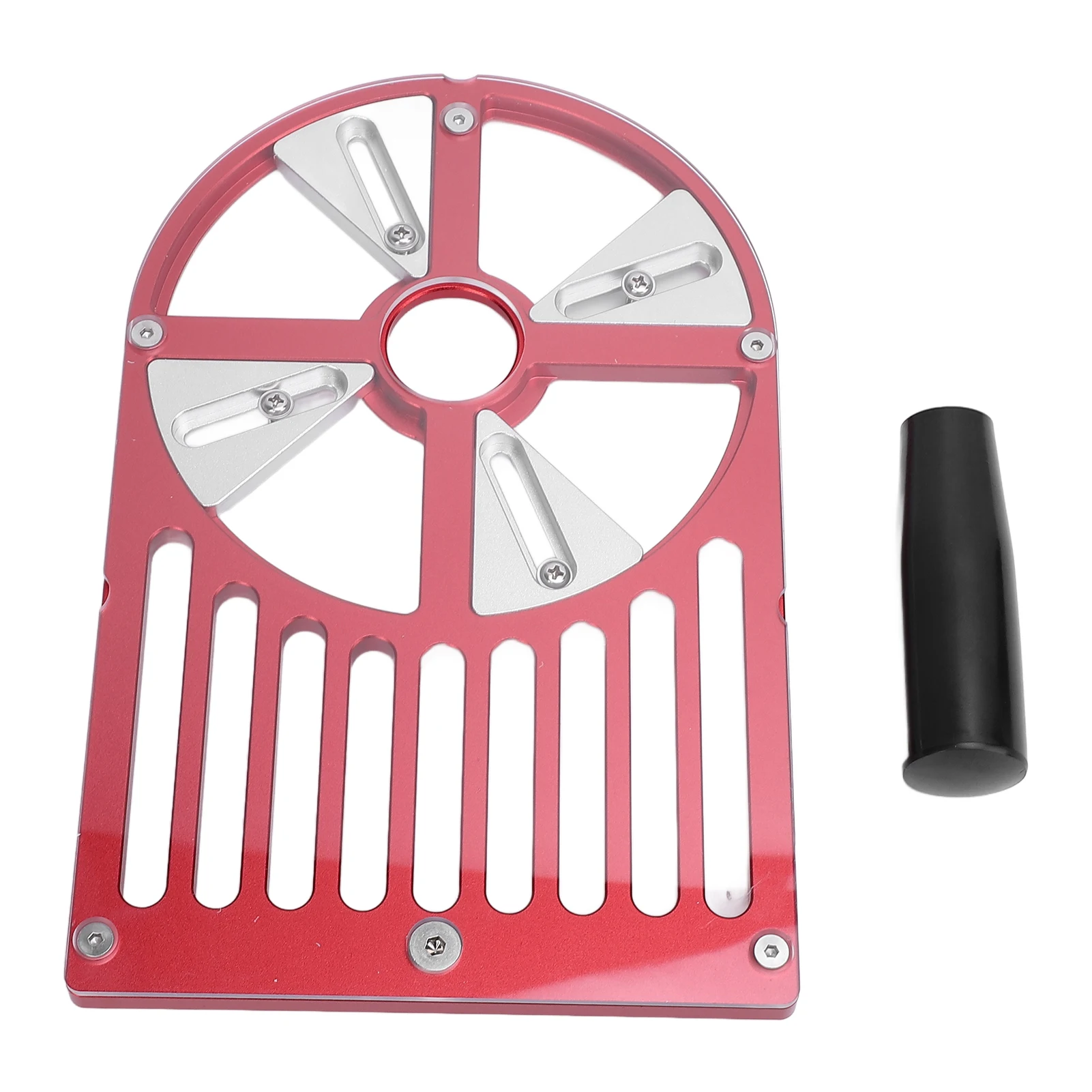 Mesin Pemangkas Pelat Bawah Router Pelat Dasar Alas Meja Kerja Dapat Disesuaikan Aloi Aluminium untuk Pemangkas Diameter 65 Hingga 132Mm